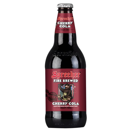 Sprecher Cherry Cola Soda 16 oz 1 pk, Pack of 24