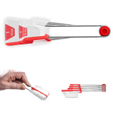 Dreamfarm Clear/Red Polypropylene/Stainless Steel Levoons