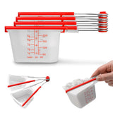 Dreamfarm Polypropylene Clear/Red Measuring Cup