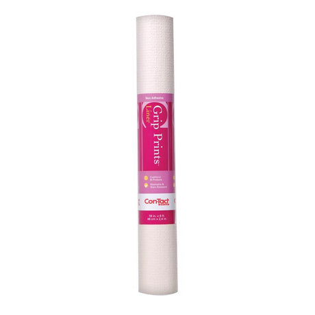 Con-Tact Grip Prints 4 ft. L X 18 in. W Almond Non-Adhesive Shelf Liner, Pack of 6