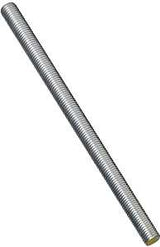 National Hardware N179-374 Threaded Rod, 3/4-10 Thread, 12 in L, A Grade, Steel, Zinc, UNC Thread