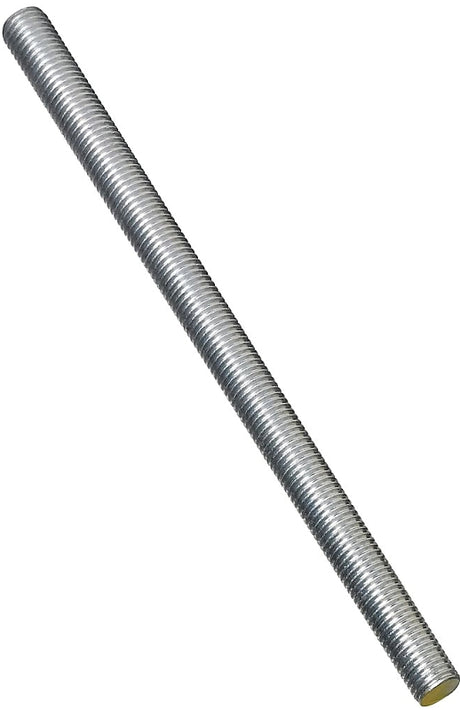 National Hardware N179-374 Threaded Rod, 3/4-10 Thread, 12 in L, A Grade, Steel, Zinc, UNC Thread