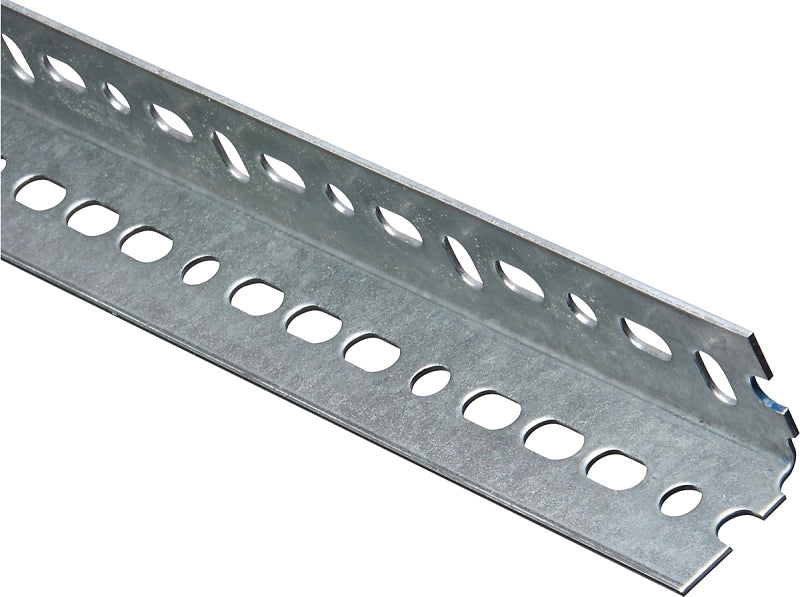 National Hardware 4020BC Series N182-766 Slotted Angle Stock, 1-1/2 in L Leg, 60 in L, 14 ga Thick, Steel, Galvanized