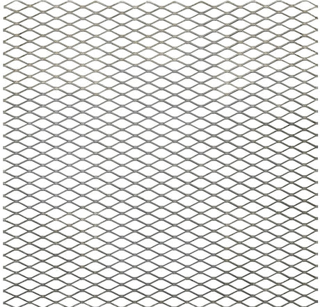 National Hardware 4075BC Series N301-606 Expanded Grid Sheet, 13 ga Thick Material, 24 in W, 24 in L, Steel, Plain