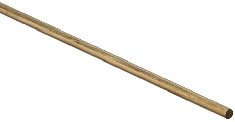 National Hardware N215-228 Rod, 1/8 in Dia, 36 in L, Brass