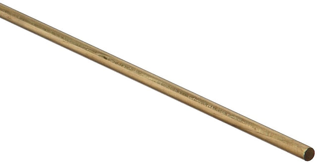 National Hardware N215-228 Rod, 1/8 in Dia, 36 in L, Brass