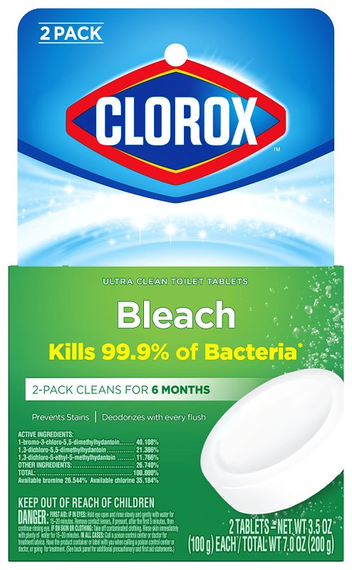 Clorox 00940 Toilet Bowl Cleaner, 3.5 oz, White, Pack of 6