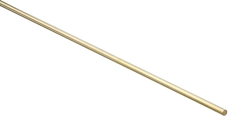 National Hardware N215-244 Rod, 1/4 in Dia, 36 in L, Brass