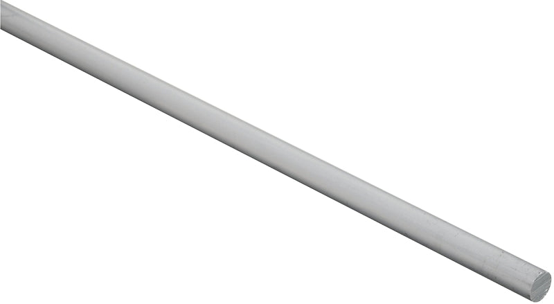 National Hardware 4205BC Series N247-502 Rod, 0.38 in Dia, 72 in L, Aluminum, Mill