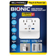 Bell & Howell Bionic Residential Plastic Grounding Plug with Night Light Non-NEMA