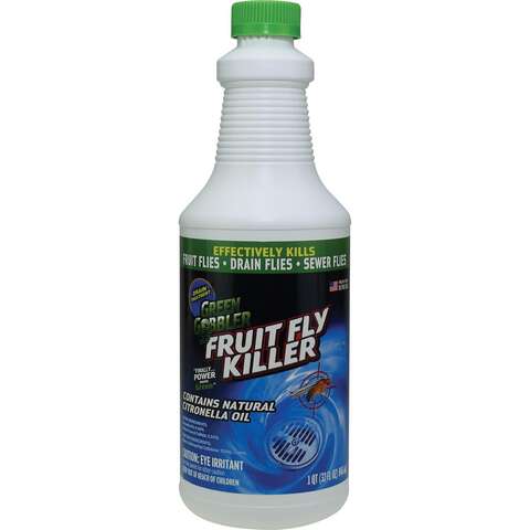 Green Gobbler Liquid Fruit Fly Killer 32 oz, Pack of 6