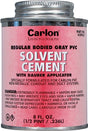 Carlon VC9924-24 Solvent Cement, 1/2 pt Can, Liquid, Gray