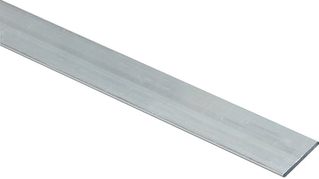 National Hardware N247-189 Flat Bar, 3/4 in W, 48 in L, 1/16 in Thick, Aluminum, Mill