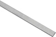 National Hardware 4202BC Series N247-247 Flat Bar, 1 in W, 72 in L, 1/4 in Thick, Aluminum, Mill