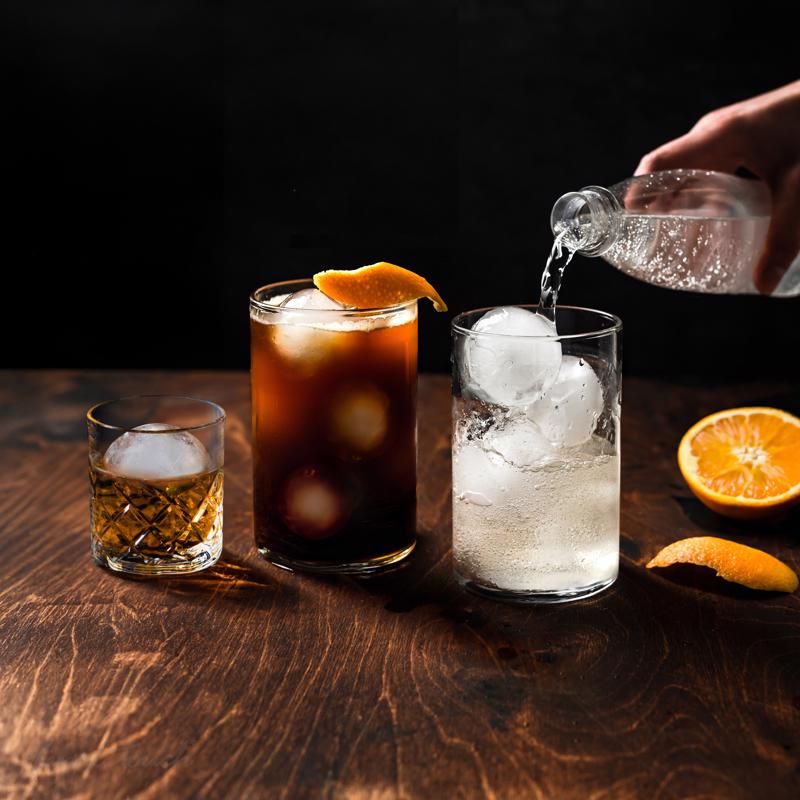 Final Touch Gray Plastic Ice Tray