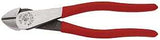 Klein Tools D228-8 Diagonal Cutting Plier, 8-1/16 in OAL, 1-3/16 in Cutting Capacity, Red Handle, Pistol-Grip Handle