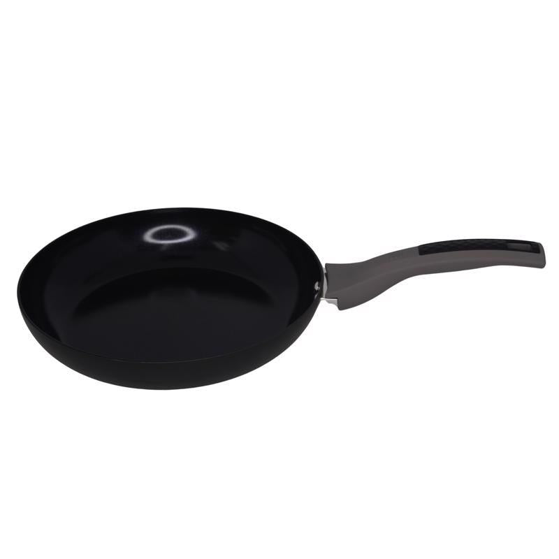 Imusa Mirro Ceramic Coated Aluminum Fry Pan 8 in. Black