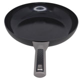 Imusa Mirro Ceramic Coated Aluminum Fry Pan 8 in. Black