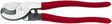 Klein Tools 63050 Cable Cutter, 9-1/2 in OAL, Steel Jaw, Cushion-Grip Handle, Red Handle