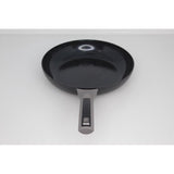 Imusa Mirro Ceramic Coated Aluminum Fry Pan 12 in. Black
