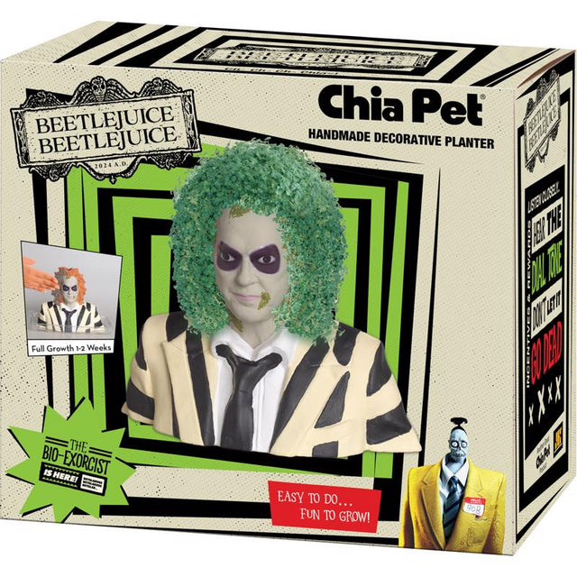 Chia Pet Beetlejuice Decorative Planter Clay 1 pk