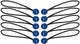 Keeper 06344 Bungee Cord, 5/32 in Dia, 12 in L, Rubber, Toggle Ball End