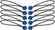 Keeper 06344 Bungee Cord, 5/32 in Dia, 12 in L, Rubber, Toggle Ball End