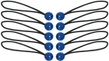 Keeper 06344 Bungee Cord, 5/32 in Dia, 12 in L, Rubber, Toggle Ball End