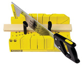 STANLEY 20-600 Clamping Miter Box, 14 in W Cutting, 45/90 deg, 45 deg Face Angle, 22.5 deg Octagonal Cutting Slot