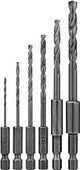 DEWALT DW2551 Drill Bit Set, 6-Piece, Black Oxide