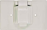 Eaton Wiring Devices S1961W-SP Cover, 4-9/16 in L, 2-7/8 in W, Thermoplastic, White