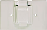 Eaton Wiring Devices S1961W-SP Cover, 4-9/16 in L, 2-7/8 in W, Thermoplastic, White