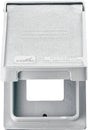 Eaton Wiring Devices S2966W-SP Cover, 4-3/4 in L, 2-61/64 in W, Rectangular, Thermoplastic, White
