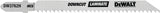 DEWALT DW3762H Jig Saw Blade, 1/4 in W, 10 TPI, 4 in L
