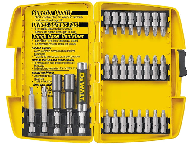 DEWALT DW2162 Screwdriver Bit Set, Steel