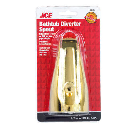 Ace Polished Brass Tub Spout