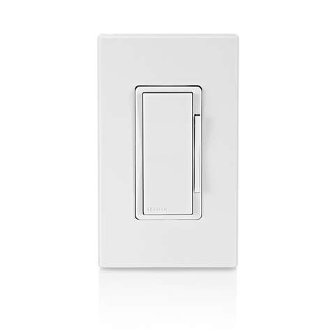 Leviton Decora White Toggle Smart-Enabled Dimmer Switch 1 pk