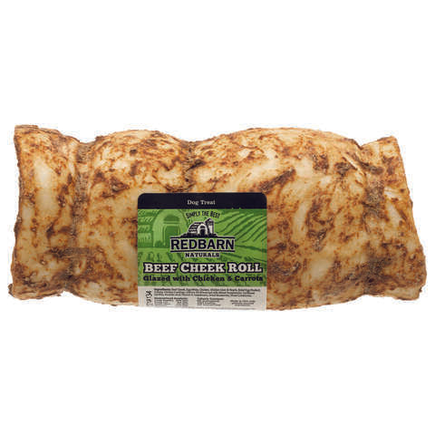 Redbarn Glazed Beef Cheek Grain Free Chews For Dogs 1 pk, Pack of 25