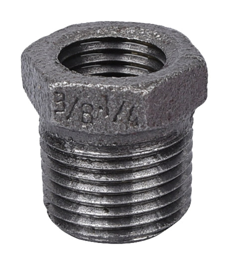 ProSource 35-3/8X1/4B Pipe Bushing, 3/8 x 1/4 in, MIP x FIP, Malleable Iron, SCH 40 Schedule, 300 psi Pressure
