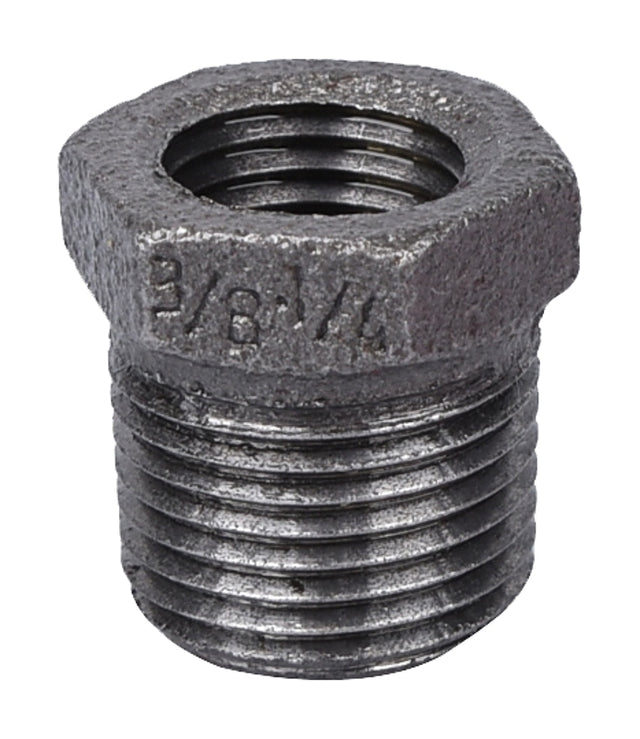 ProSource 35-3/8X1/4B Pipe Bushing, 3/8 x 1/4 in, MIP x FIP, Malleable Iron, SCH 40 Schedule, 300 psi Pressure