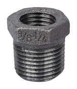 ProSource 35-3/8X1/4B Pipe Bushing, 3/8 x 1/4 in, MIP x FIP, Malleable Iron, SCH 40 Schedule, 300 psi Pressure