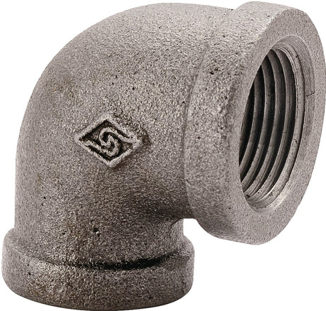 ProSource 2A-1-1/2B Pipe Elbow, 1-1/2 in, FIP, 90 deg Angle, Malleable Iron, SCH 40 Schedule, 300 psi Pressure