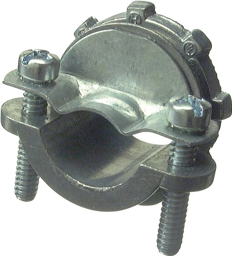 Halex 05107B Clamp Connector, 3/4 in, 1-5/8 in L, Zinc, 50/PK
