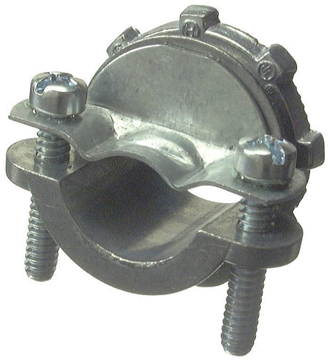 Halex 05112B Clamp Connector, 1-1/4 in, 2-1/4 in L, Zinc