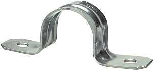 Halex 61220B Conduit Strap, 2 in, 1 in L, Steel, Zinc-Plated