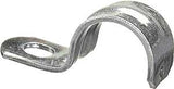 Halex 61505B Conduit Strap, 1/2 in, Steel, Galvanized, 100/PK