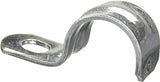 Halex 61505B Conduit Strap, 1/2 in, Steel, Galvanized, 100/PK