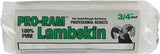 Linzer RC 705 Paint Roller Cover, 3/4 in Thick Nap, 9 in L, Lambskin Cover