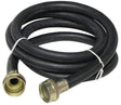 Plumb Pak PP850-2 Washing Machine Inlet Hose, 3/4 in ID, 6 ft L, Female, Rubber