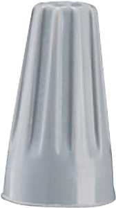 Gardner Bender WireGard GB-1 10-001 Wire Connector, 22 to 16 AWG Wire, Steel Contact, Gray, 100/CT